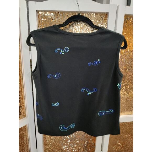 Michael Simon Top Flamingo Tropical Small Black - Picture 9 of 10